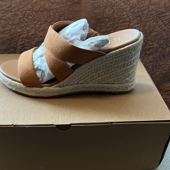 NWT JCrew Factory Espadrille Mule Wedge - Picture 2 of 9